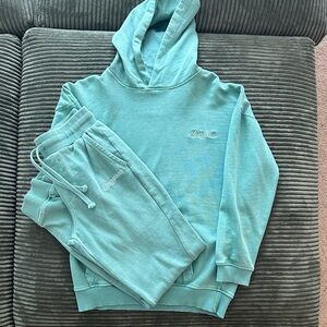 Primark Kids Teal Hoodie and Jogger Set
